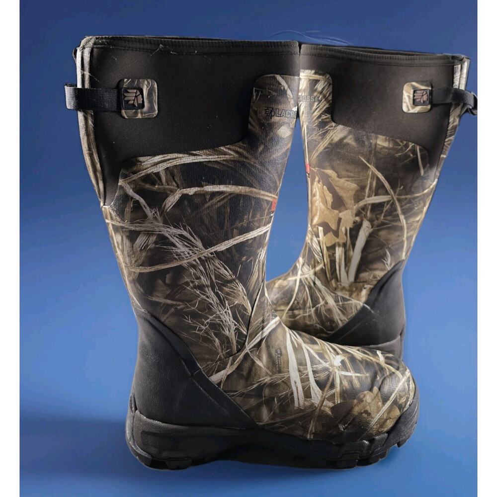 Lacrosse Alphaburly Pro 18” Men’s 12 Hunting Boots 800G Insulated Max-4 HD Camo